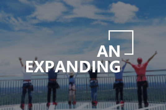 an expanding